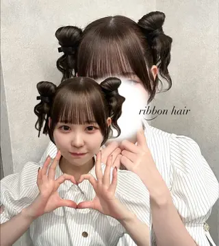 ミディアム 🎀透明感カラー 𝐂𝐇𝐈𝐒𝐀のヘアスタイル
