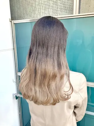 セミロング カラー ✂️ショート指名 No.1 鍋田 貴大のヘアスタイル