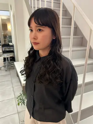 ロング パーマ hanabi /melt西梅田のヘアスタイル