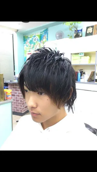 セミロング カラー ヘアアレンジ Kenny ケニーのヘアスタイル