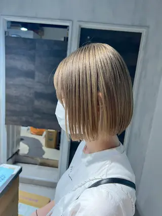 ショート NANAMI🩵 大人可愛い韓国ヘアのヘアスタイル