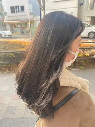 ロング カラー ヘアアレンジ TSUNA 🌙 Lim 五反田のマツエク・マツパデザイン