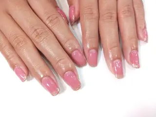 ネイル はばすみれ🎀ﾈｲﾙ 光ﾌｪｲｼｬﾙ ﾍｱのネイルデザイン