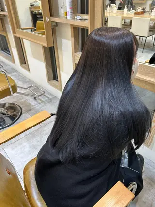 ロング カラー メンズ 艶透明感カラー/ ルーズパーマ/田中のヘアスタイル