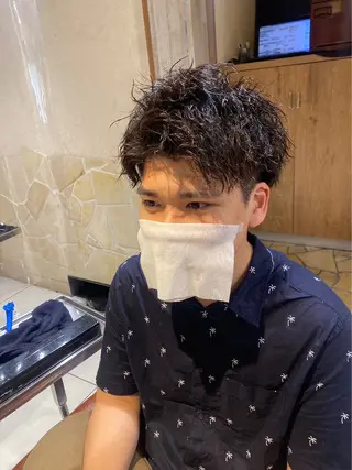 ショート メンズ miu ❤︎メンズ モデル募集🌙のヘアスタイル