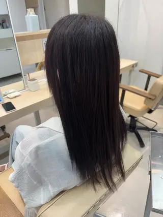 セミロング ニュアンスパーマ/ フェザー/マッシュのヘアスタイル