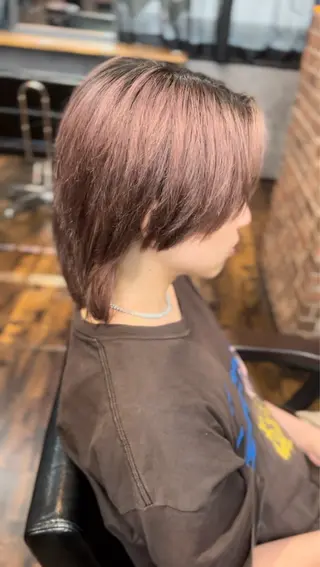 ショート カラー メンズ 🔥【メンズ特化】江 坂／モデル／レオ🔥のヘアスタイル