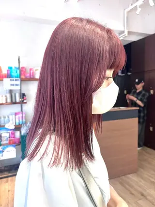 ミディアム カラー Lisa🪄似合わせ ／デザインカラーのヘアスタイル