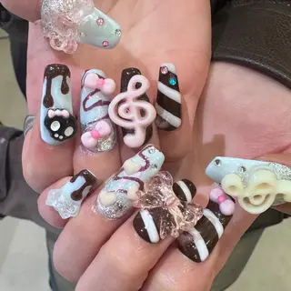 ネイル 🎶個性派ネイル💅 /Komachi❤️のネイルデザイン