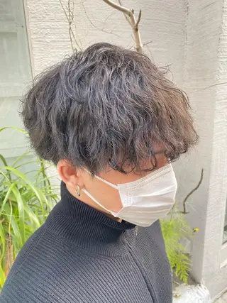 ショート パーマ メンズ メンズパーマ/ エクステ🌞セナのヘアスタイル