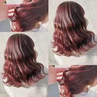 ロング カラー ヘアアレンジ メンズ キッズ 💟Chloe原宿店 🩶ハイトーンのヘアスタイル