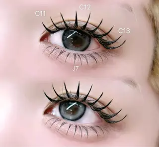 マツエク・マツパ ♥️JiJi ♥️のマツエク・マツパデザイン