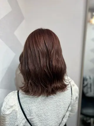 ミディアム カラー 吉野 瑳桜のヘアスタイル