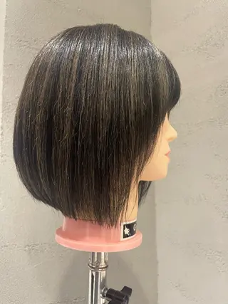 ショート 頭から整える美容師 松田のヘアスタイル