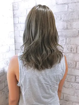 ミディアム カラー パーマ ヘアアレンジ 心斎橋/縮毛矯正/ 髪質改善　吉見勇亮のヘアスタイル