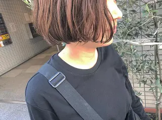 ショート パーマ 荒川 ひなの 新川崎のヘアスタイル