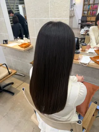 セミロング 丸野 りなはのヘアスタイル