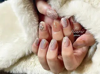 ネイル フルリール 【プライベートサロンのネイルデザイン