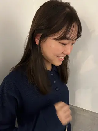 ミディアム カラー 三谷はるな /名古屋/本山のヘアスタイル