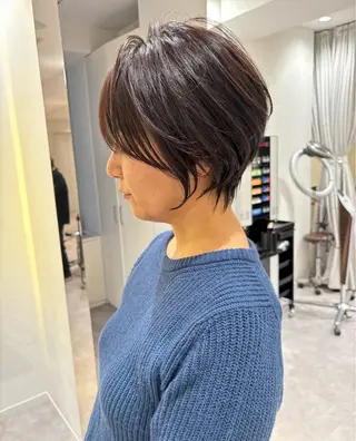 ショート 大人ショート特化/ カットモデル/表参道のヘアスタイル