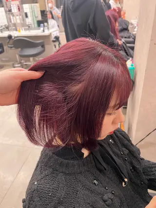 ミディアム カラー 💖札幌カラー 指名No.1💖玲奈のヘアスタイル