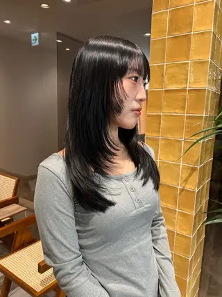 ロング カラー レイヤー/ 透明感SHIMAのヘアスタイル