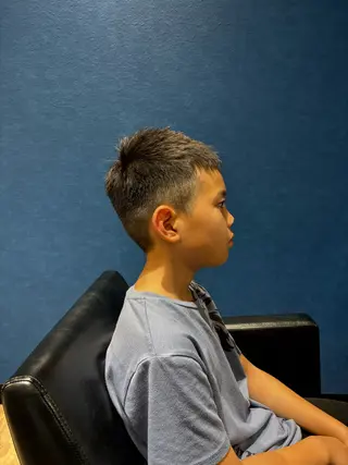 ショート メンズ キッズ 四役 蒼海のヘアスタイル