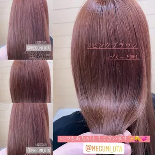 ロング カラー パーマ ヘアアレンジ メンズ キッズ ネイル マツエク・マツパ MEGUMI megumiのヘアスタイル
