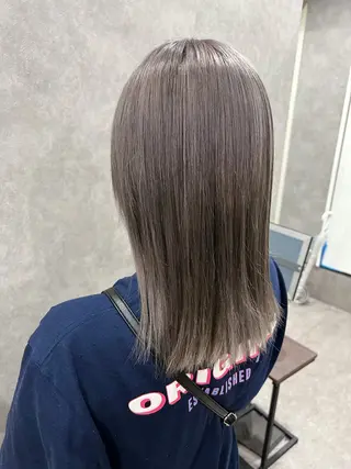 セミロング ミルクティー職人× HIROSEのヘアスタイル