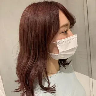 ミディアム オリーブ カラー✨有坂映哉のヘアスタイル