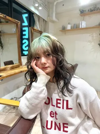 セミロング カラー モテhair♡.* マツエク/さくら🍨のマツエク・マツパデザイン
