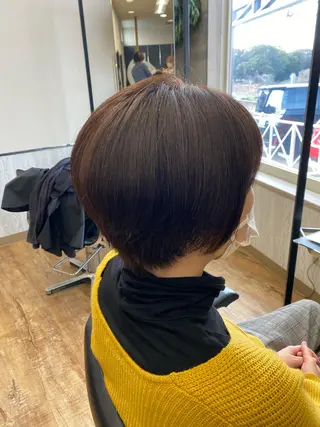 ショート 甲斐綾香 /髪質改善/縮毛矯正のヘアスタイル