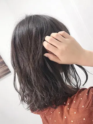 ミディアム カラー 💍艶カラー KAREN💍のヘアスタイル