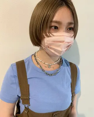 ショート カラー ANY／SUE 千葉パーマのヘアスタイル