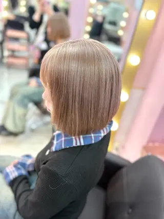 ショート カラー 甘ふわgirly🎀 ハイトーン🤍Ramのヘアスタイル