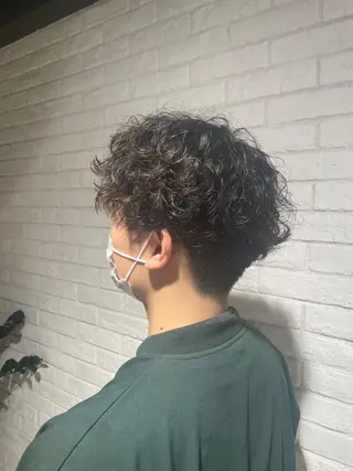 ショート パーマ メンズ 小野寺 もものヘアスタイル