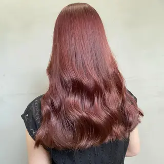 ロング カラー ブリーチなし Wカラー🩷星野翔太のヘアスタイル