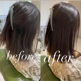 ミディアム パーマ 過去一の柔髪ヘア 🌿einshairのヘアスタイル
