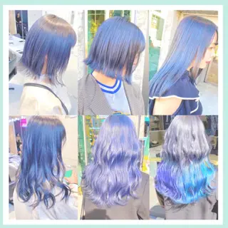 ミディアム カラー 🪼個性、雰囲気🪼 ⛈オカダ🎧のヘアスタイル