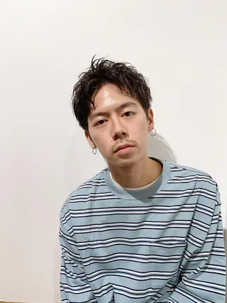 ショート パーマ メンズ 🉐メンズヘア特化 men's/ケンイチのヘアスタイル