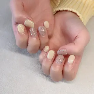 ネイル 西大分S.Nail 𓏲⋆🪸.⋆⸜🫧のネイルデザイン
