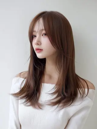 カラー ロング 髪質改善・縮毛矯正 💎ASUKAのヘアスタイル