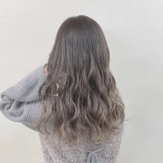 ロング カラー ヘアアレンジ 🤍韓国ヘア特化 🤍力丸🤍のヘアスタイル