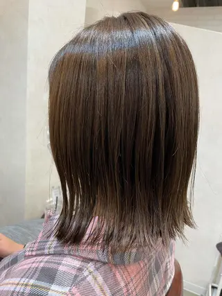 ミディアム カラー 透明感カラー💎 AYAのヘアスタイル