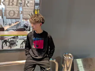 ショート 鶴田海音 天王寺/フェードのヘアスタイル