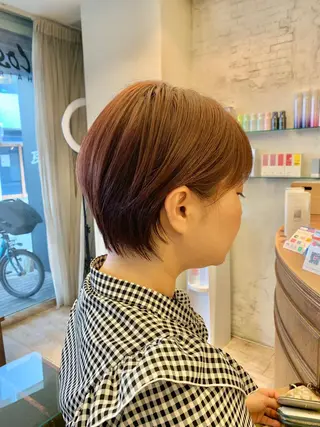 ショート カラー 髪質改善＊韓国ヘア＊ レイヤー＊IBUKIのヘアスタイル