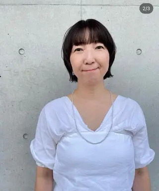 ショート カラー ショートウルフくせ毛 お任せくださいのヘアスタイル