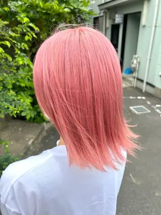 カラー ダブルスキルエクステ /羽エクステ白石宇由のヘアスタイル