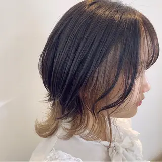 ショート カラー 渡邊 唯のヘアスタイル