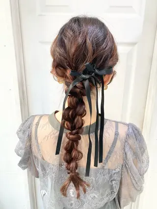 ヘアアレンジ uros.中目黒 moekaのヘアスタイル